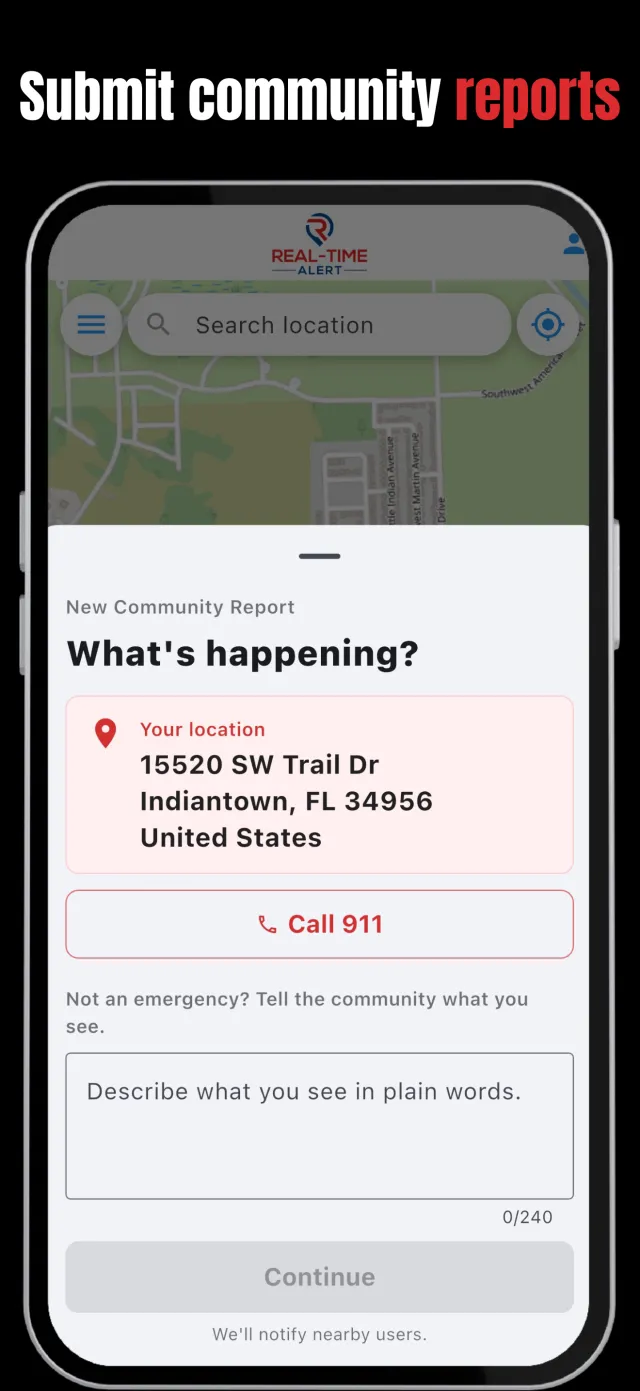 Real-Time Alert - Screen 2