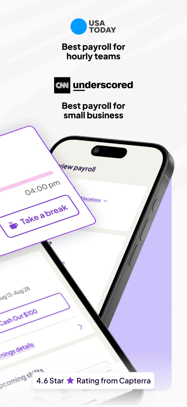 Homebase: Scheduling & Payroll - Screen 2