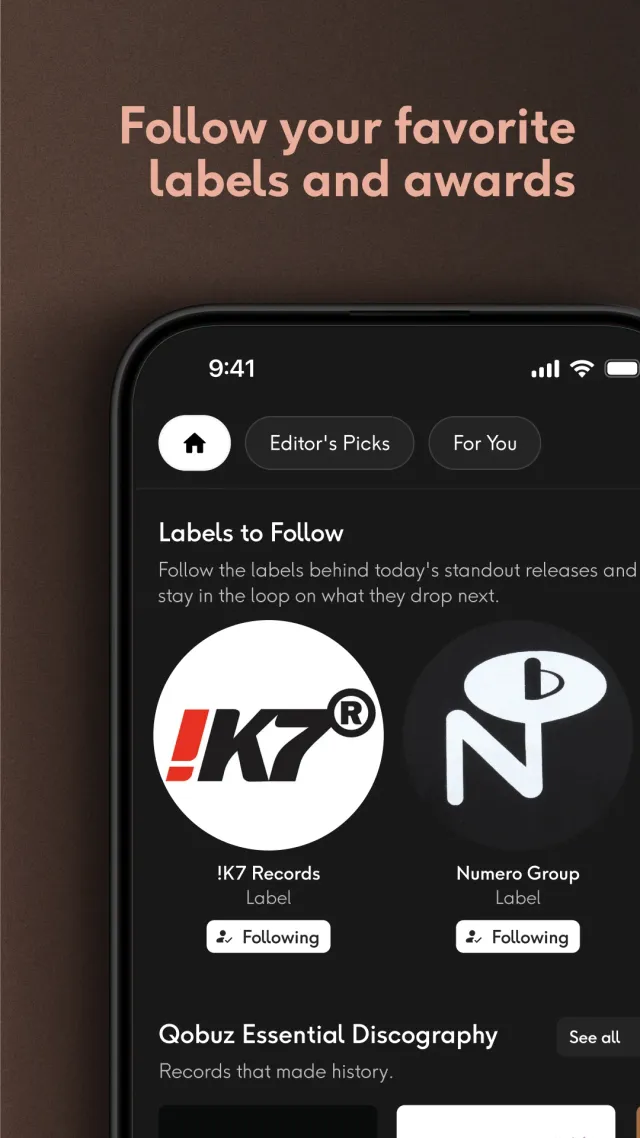 Qobuz: Music & Editorial - Screen 5