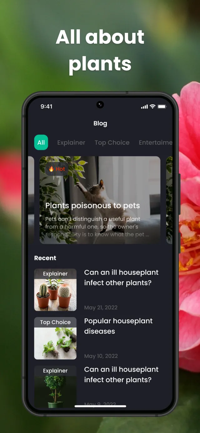PlantIn Plant Identifier, Care - Screen 8