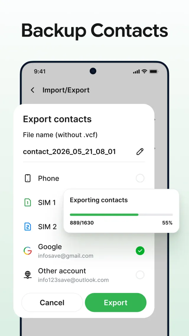 Contacts - Phone Dialer, Calls - Screen 7