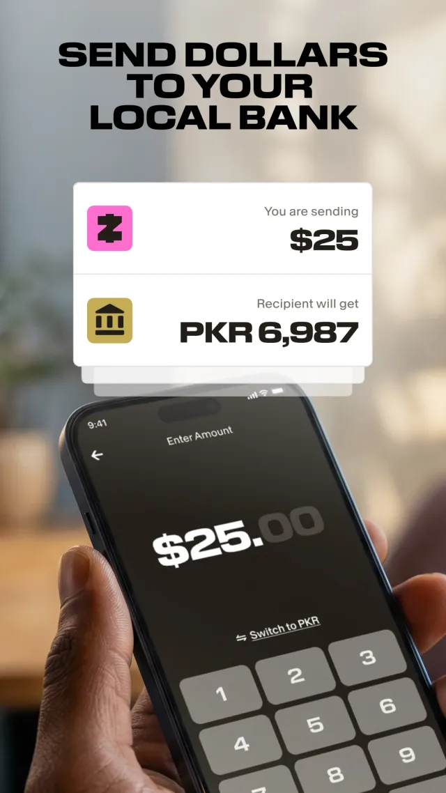 ZAR: Global USD Wallet App - Screen 2
