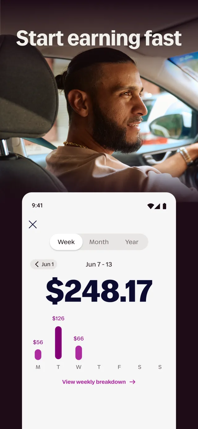 Lyft Driver - Screen 1