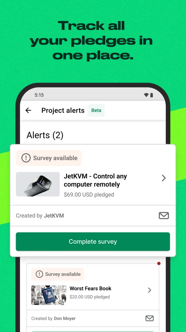 Kickstarter - Screen 4