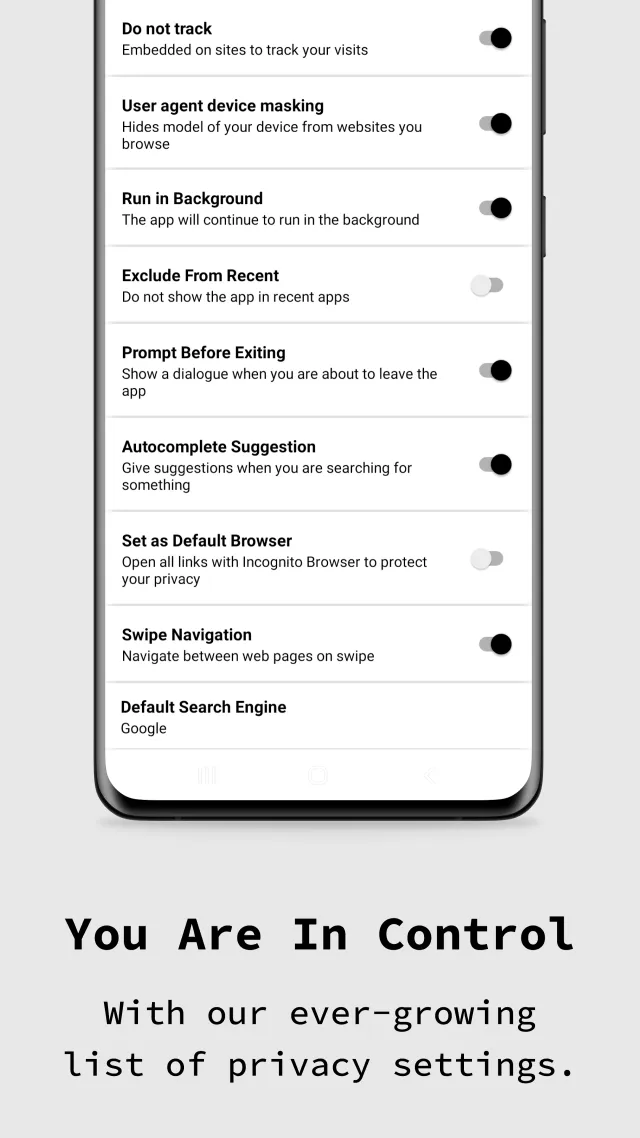Incognito Browser - Go Private - Screen 8