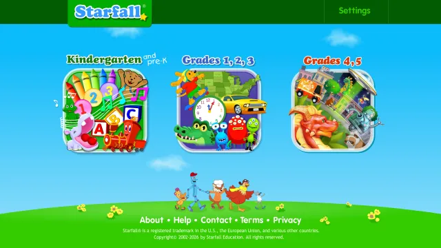 Starfall - Screen 1