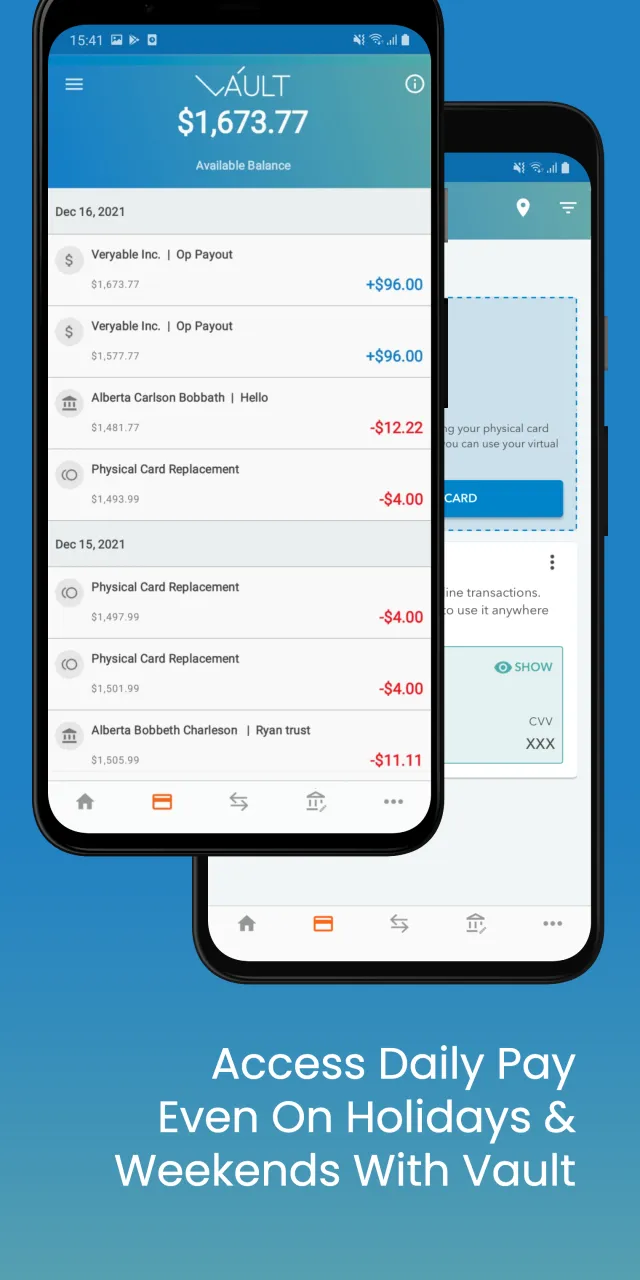 Veryable: Work. Next Day Pay - Screen 2