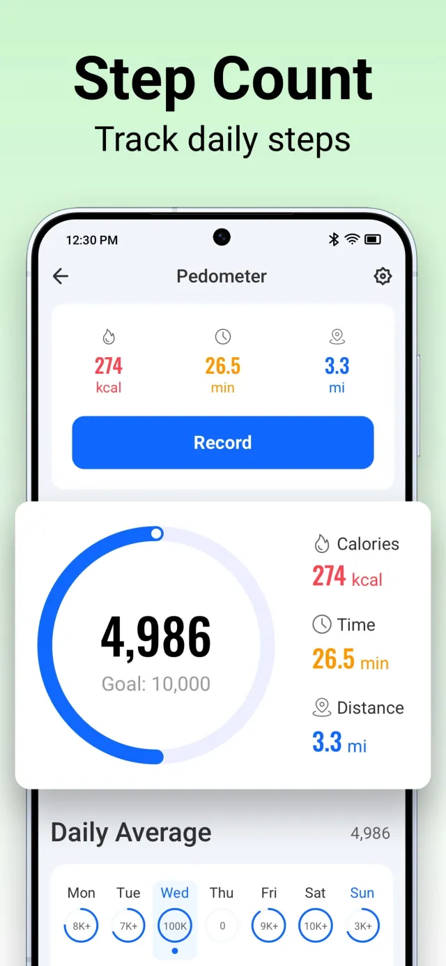 My Health: BP & HR Log - Screen 3
