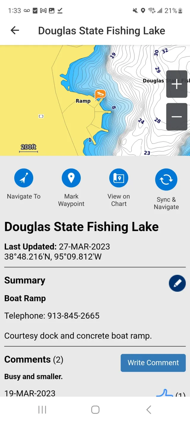 Garmin ActiveCaptain® - Screen 4