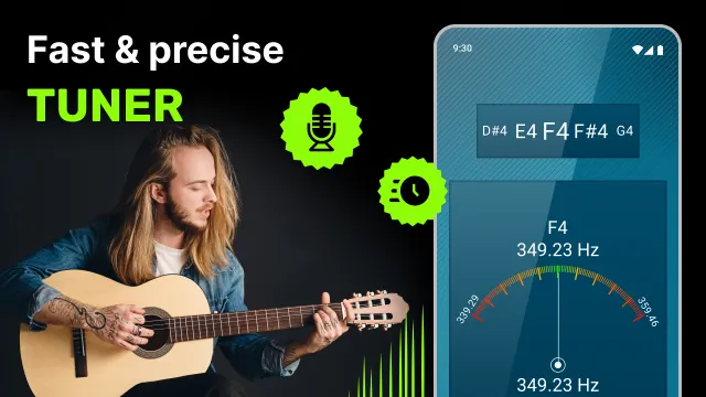 Perfect Guitar Tuner - Screen 1