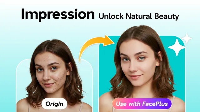 FacePlus: AI Face Editor - Screen 1