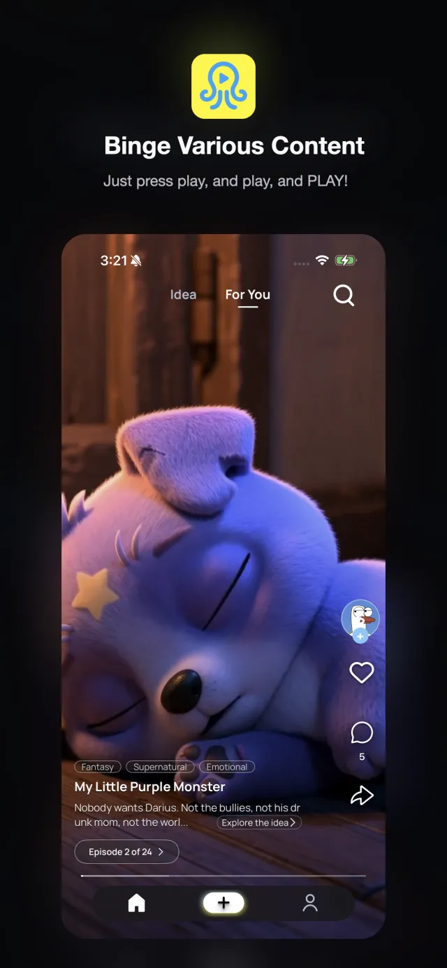 Doku: Binge. Create. Repeat - Screen 1