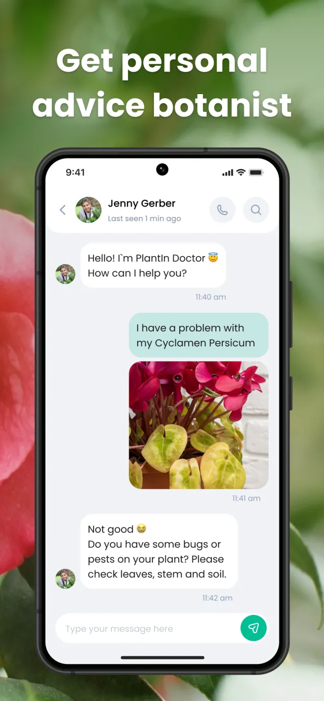 PlantIn Plant Identifier, Care - Screen 6