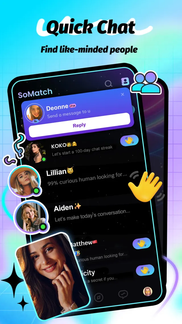 SoMatch- Online Chat & Party - Screen 5