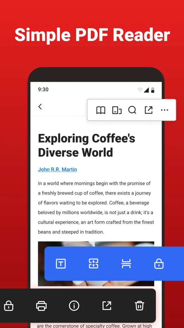 PDF Home - Reader & Editor - Screen 2