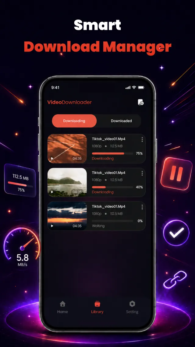 Pure Video Downloader: Private - Screen 4