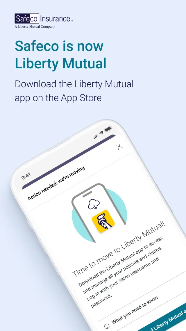 Liberty Mutual Mobile - Screen 1