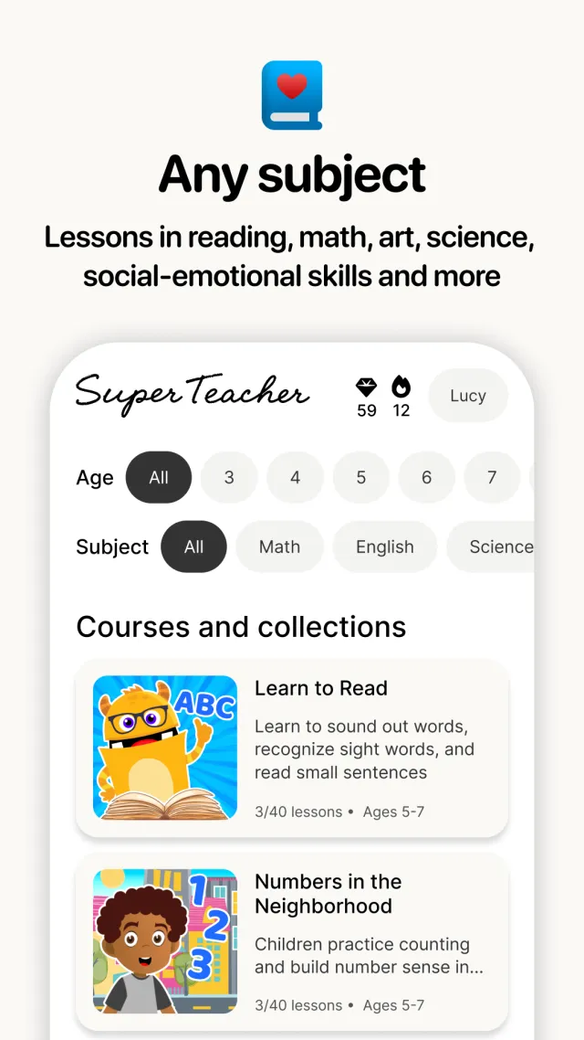 Super Teacher - Screen 1
