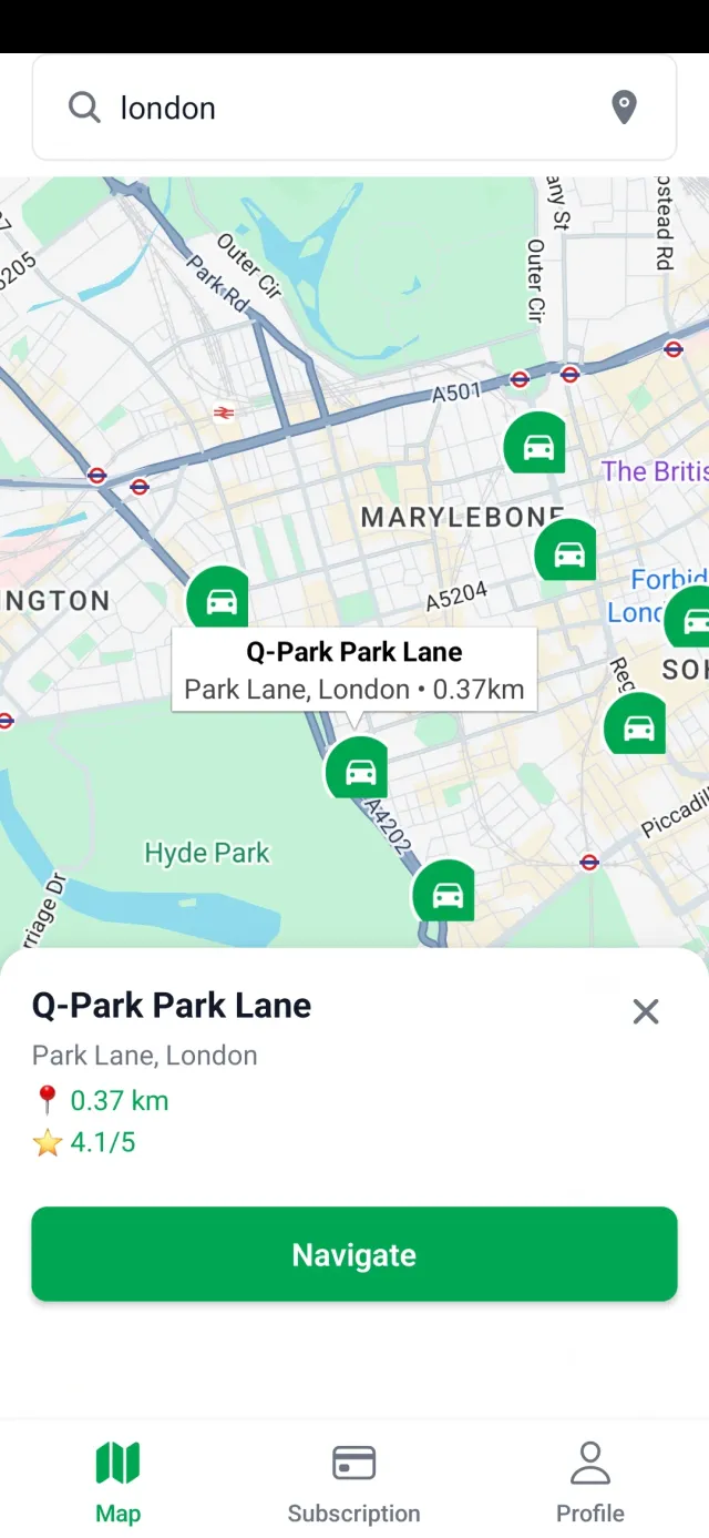 ParkingSpot - Screen 4
