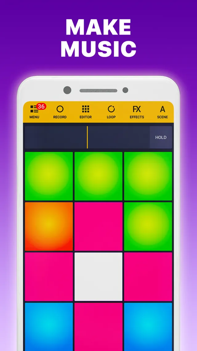 Drum Pads 24 - Music Maker - Screen 1