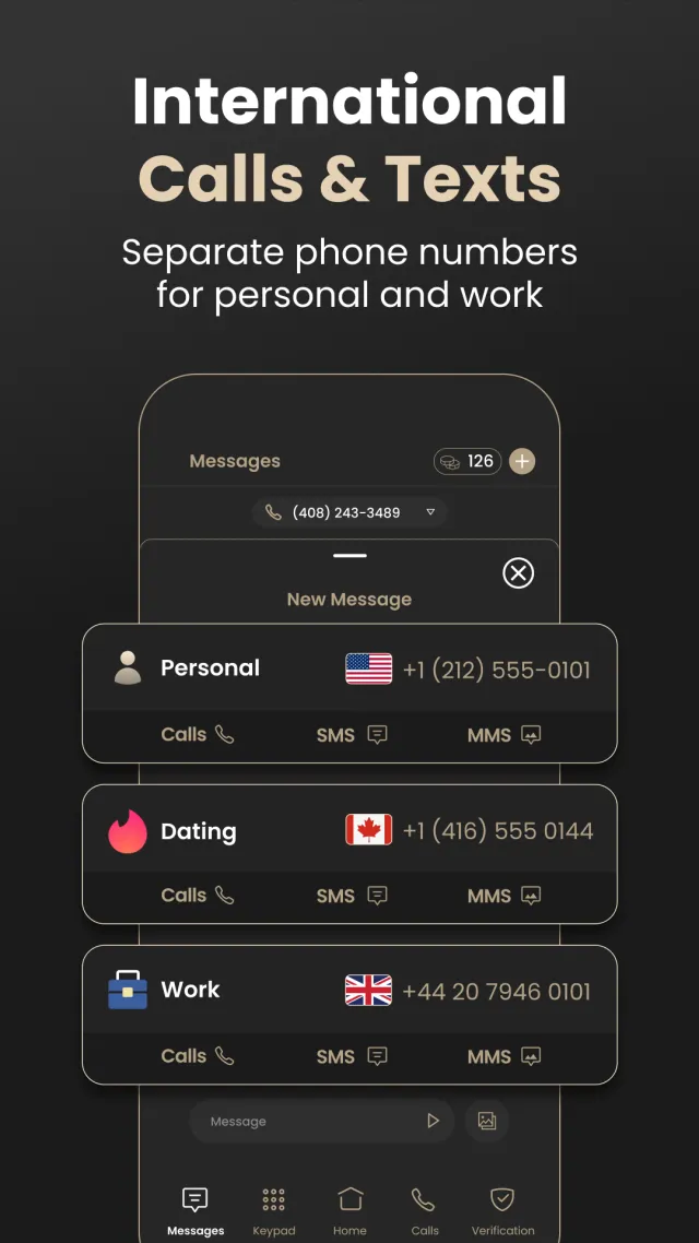 2nd Line+ Second Phone Number - Screen 2