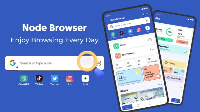 Node Browser - Screen 1