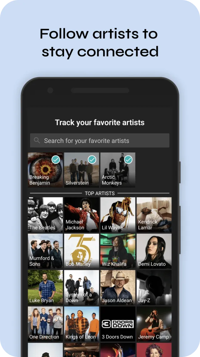 Bandsintown Concerts - Screen 5