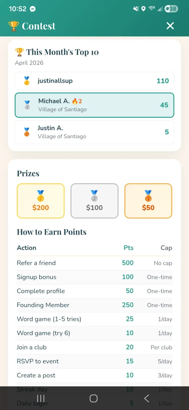 VillagerSocial - Screen 7