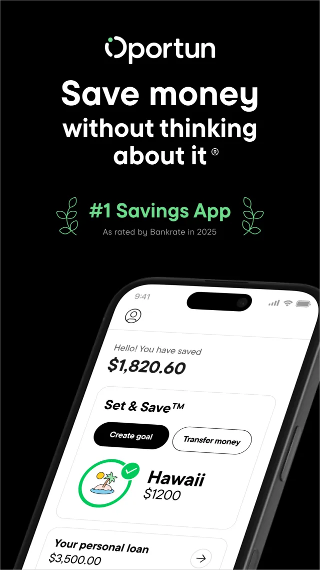 Oportun: Savings & Loans - Screen 1
