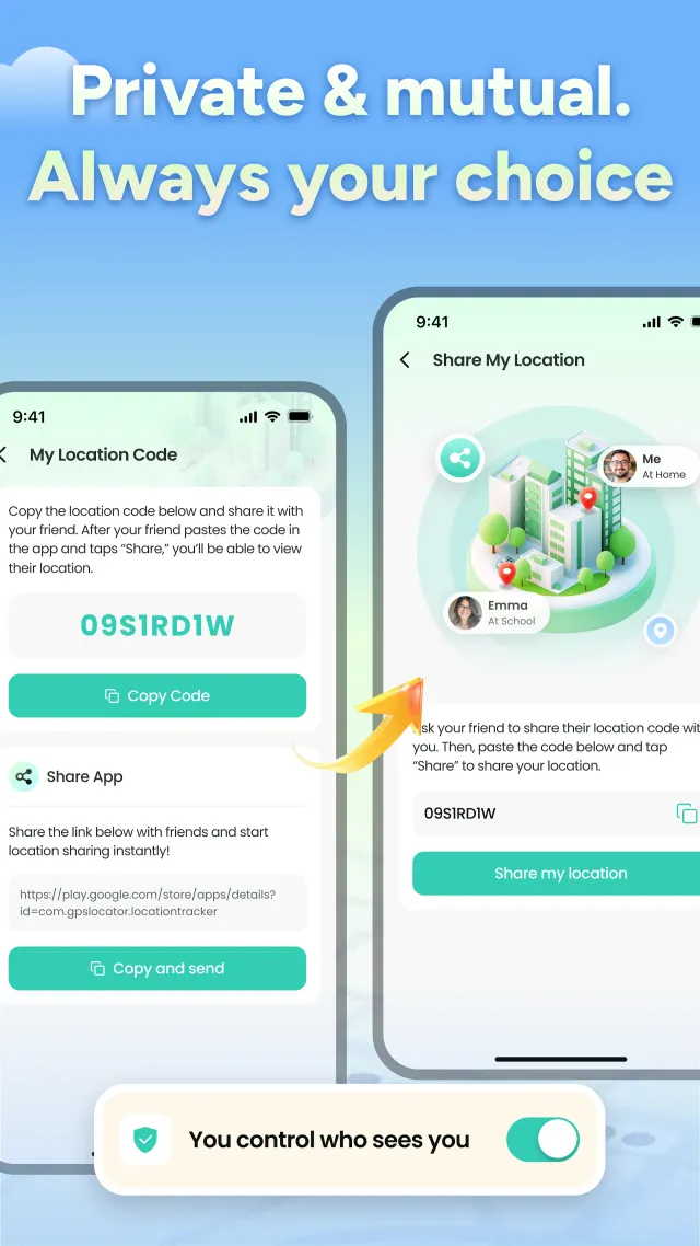 CPLocation - Share Location - Screen 5