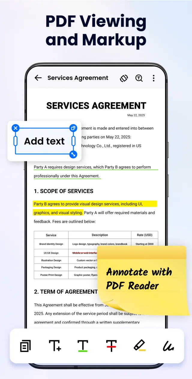 PDF Reader - PDF Editor - Screen 3