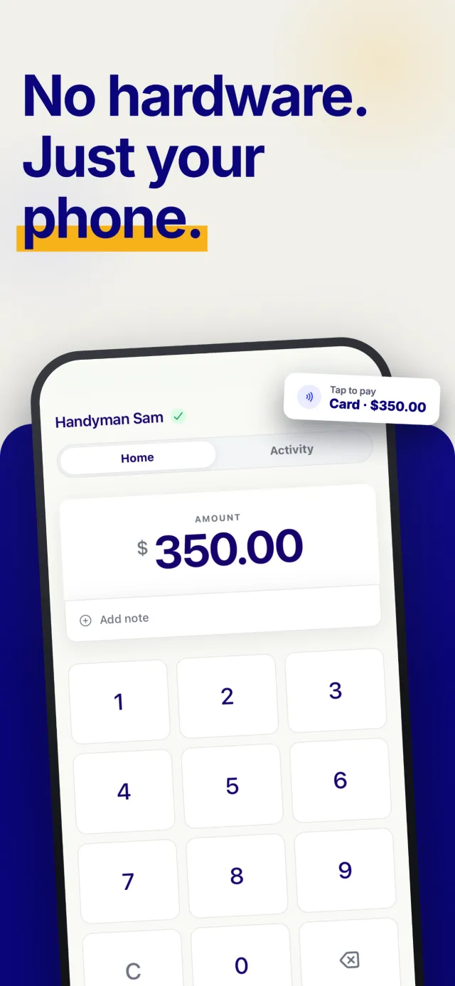 CPOS: Tap to Pay Card Reader - Screen 2
