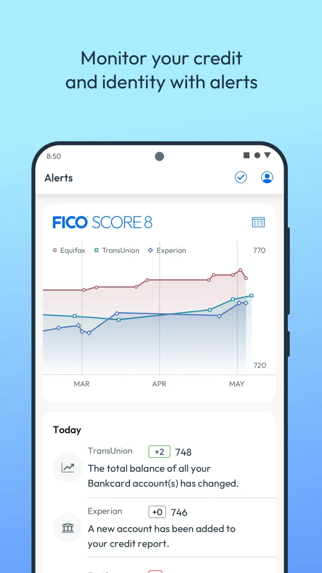 myFICO - Credit Score Tracking - Screen 2