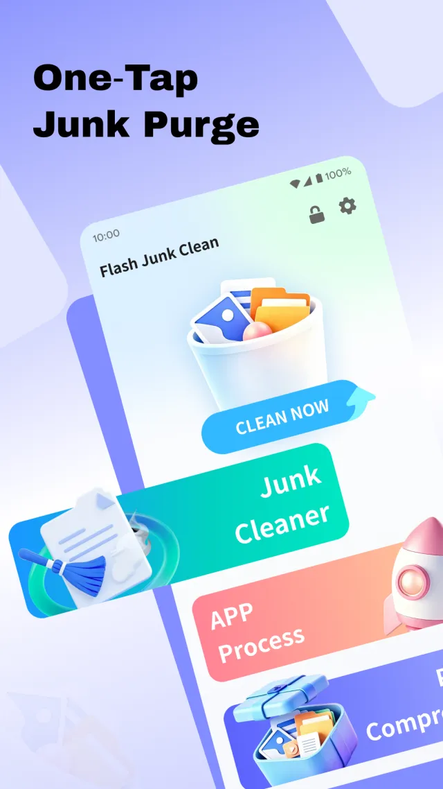 Flash Junk Clean - Screen 1