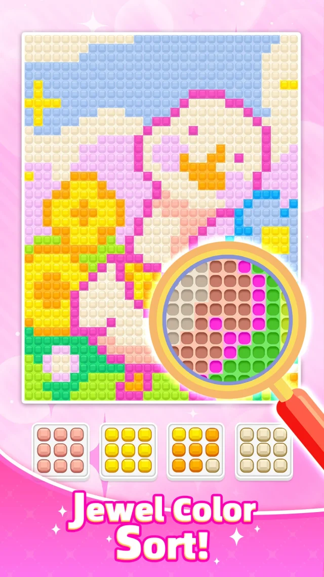 Jewel Color Sort: Diamond Game - Screen 5