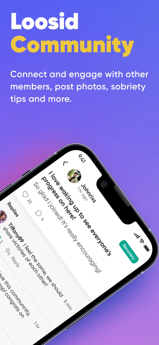 Loosid: Sober Recovery Network - Screen 4