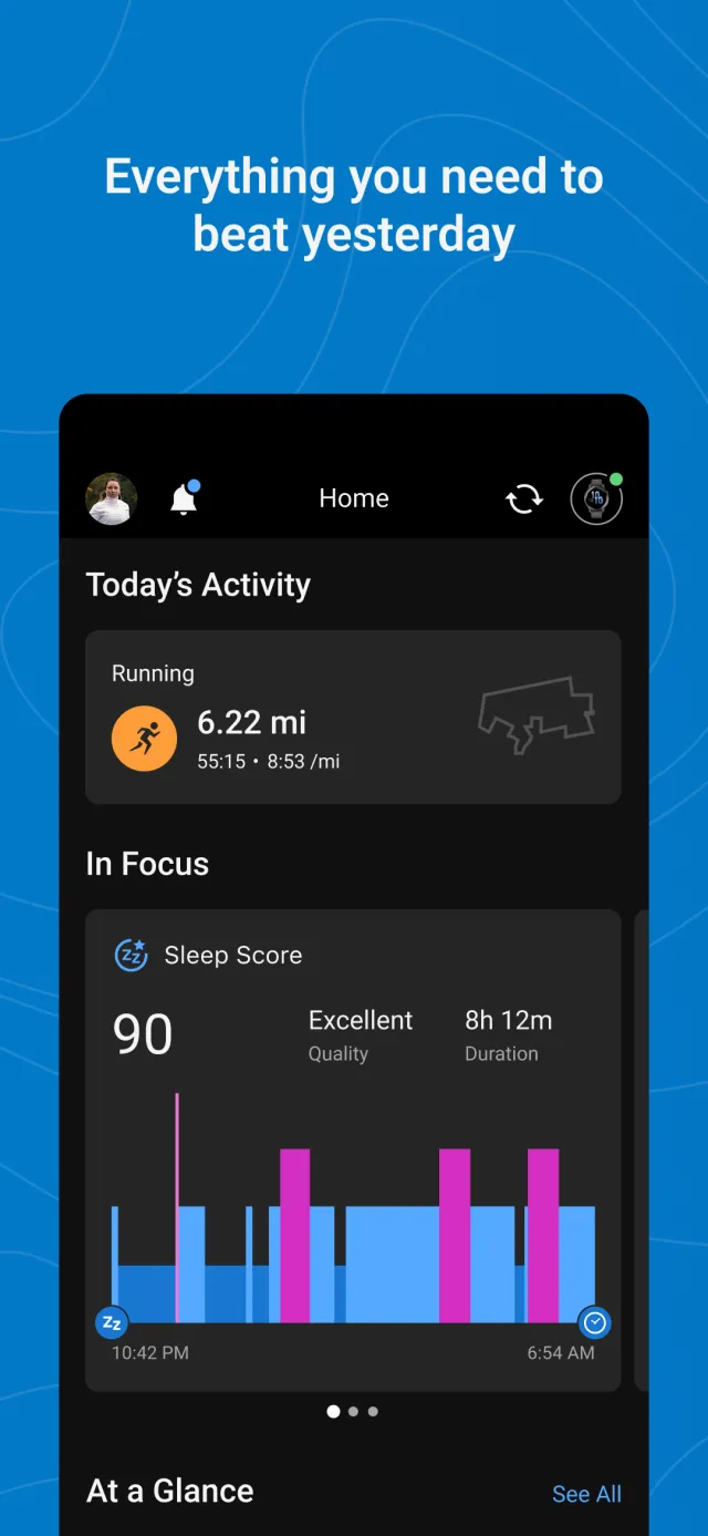 Garmin Connect™ - Screen 1
