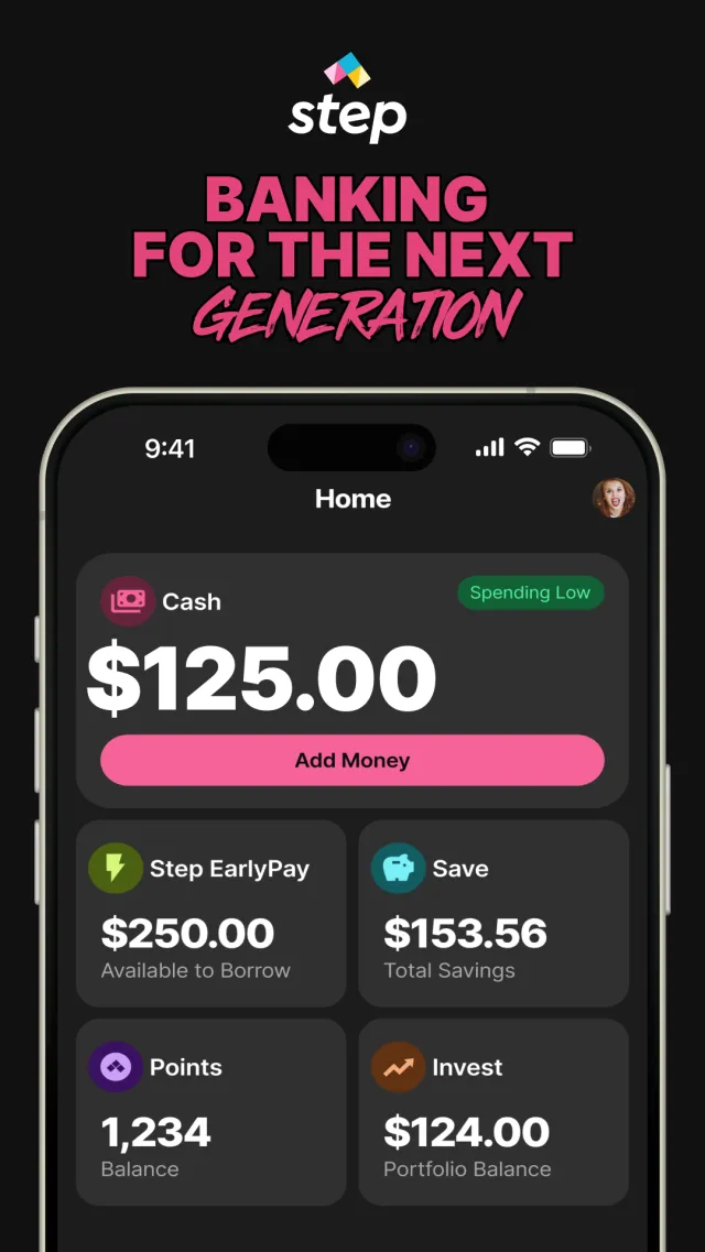 Step: All-In-One Money App - Screen 1