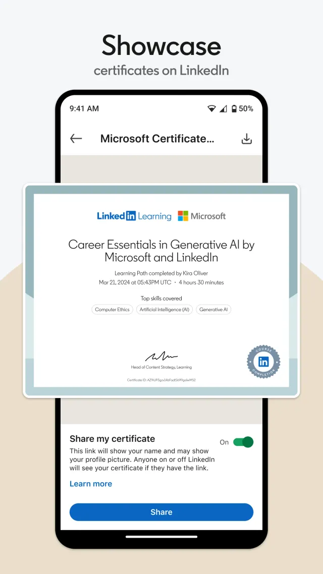 LinkedIn Learning - Screen 6