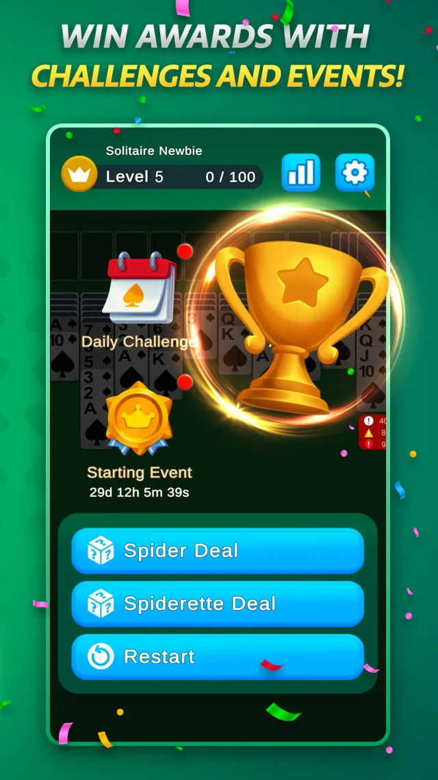 Spider Solitaire - Screen 4