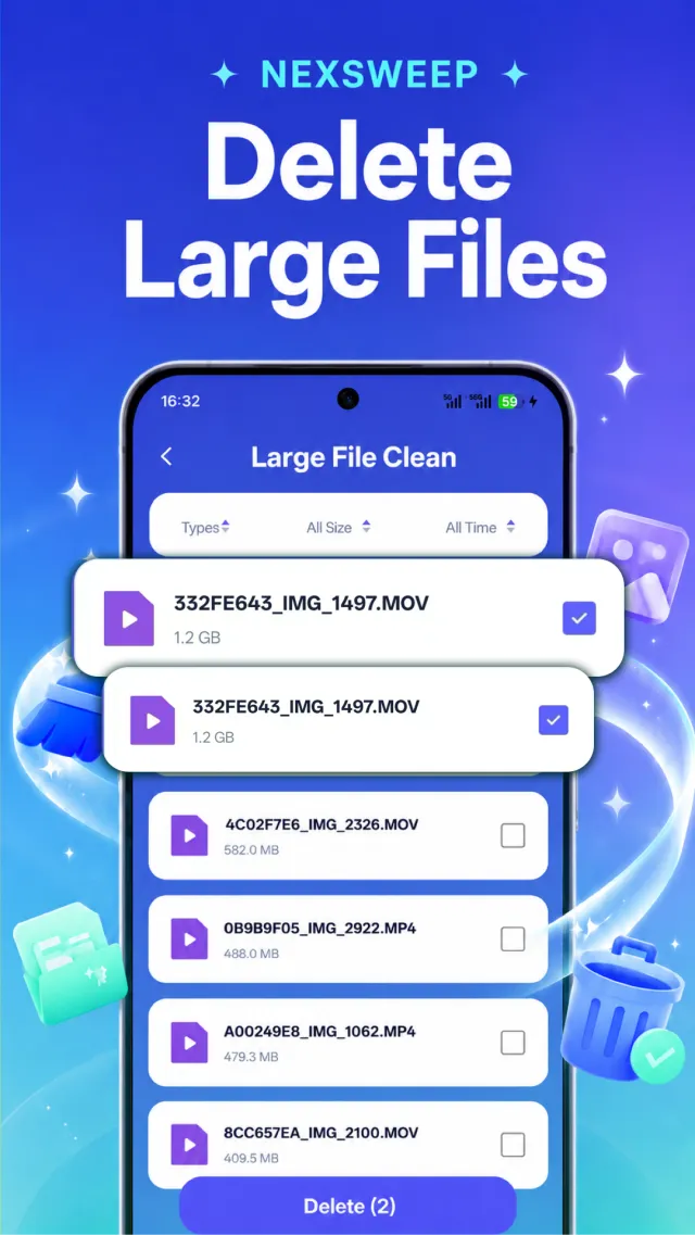 NexSweep - Screen 3