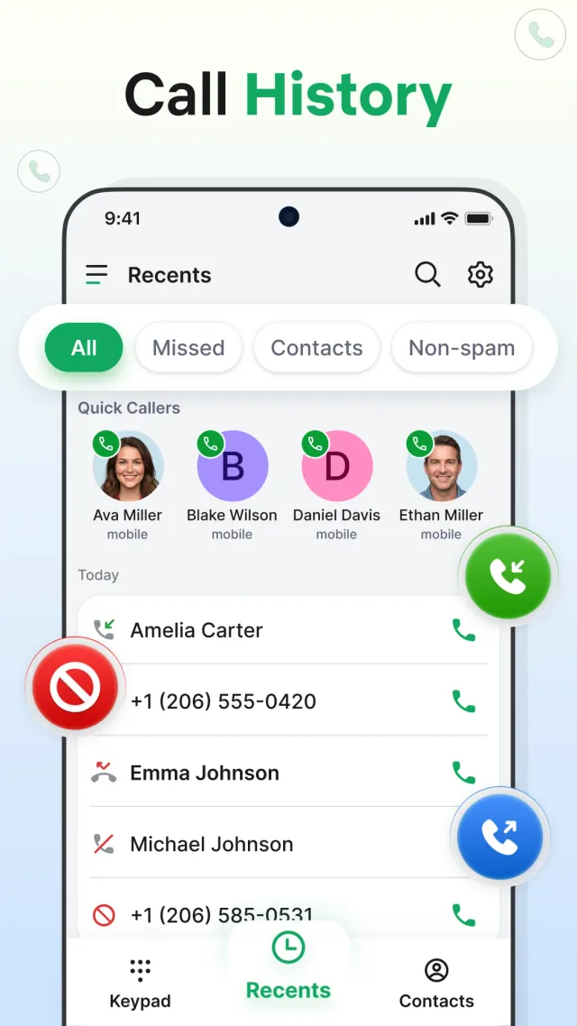 Contacts - Phone Call Launcher - Screen 2