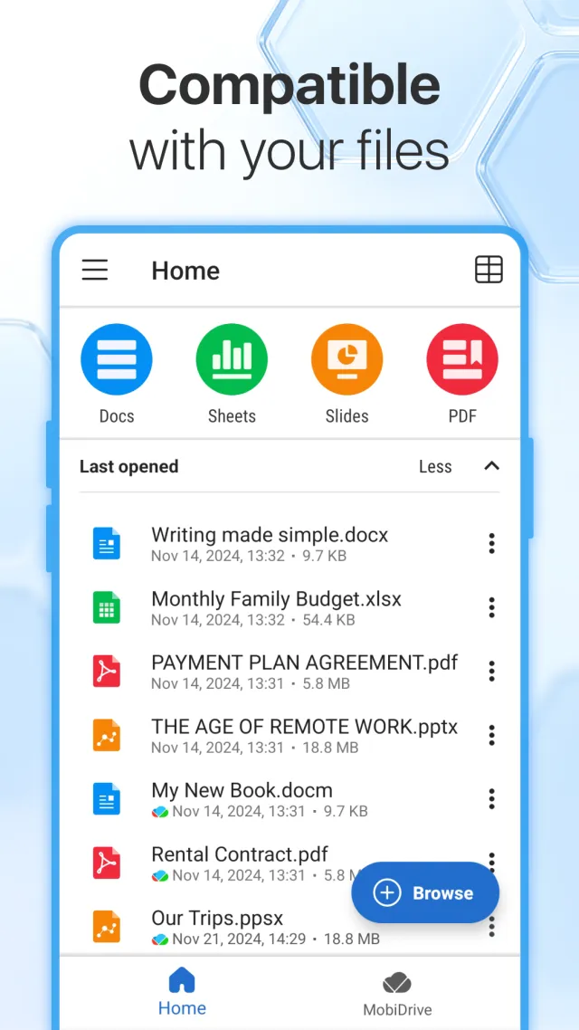 MobiOffice: Word, Sheets, PDF - Screen 7