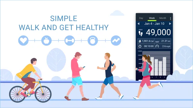 Pedometer - Step Counter - Screen 2