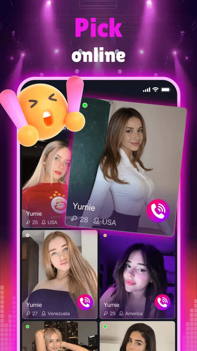 Yumie - Live Video Chat - Screen 2