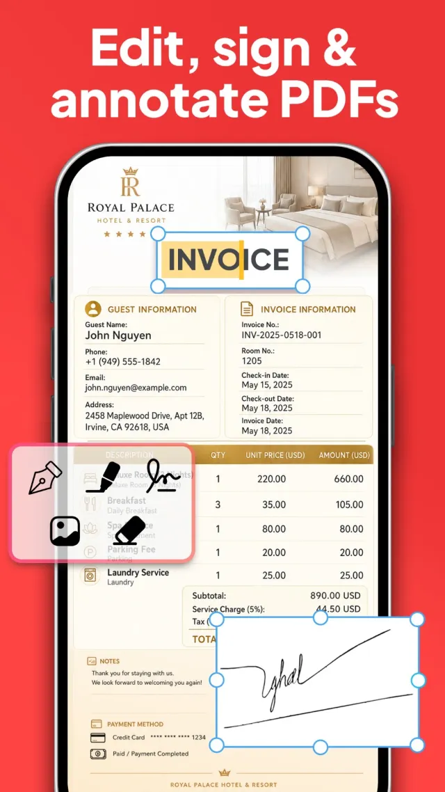 PDF Reader: View, Edit, Scan - Screen 4