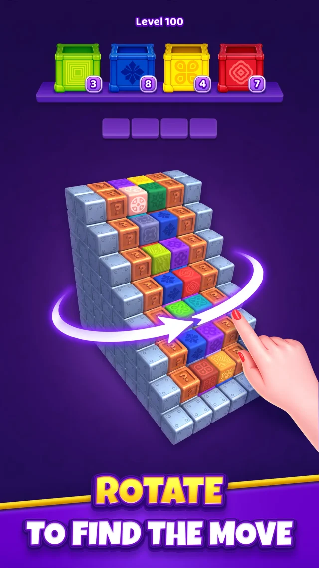 Cube Tap Sort - Screen 3