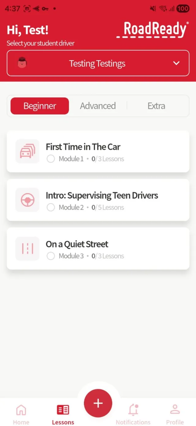 RoadReady - Screen 4
