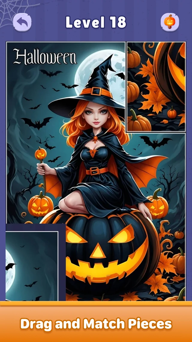 Halloween Jigcard-Puzzle Game - Screen 2