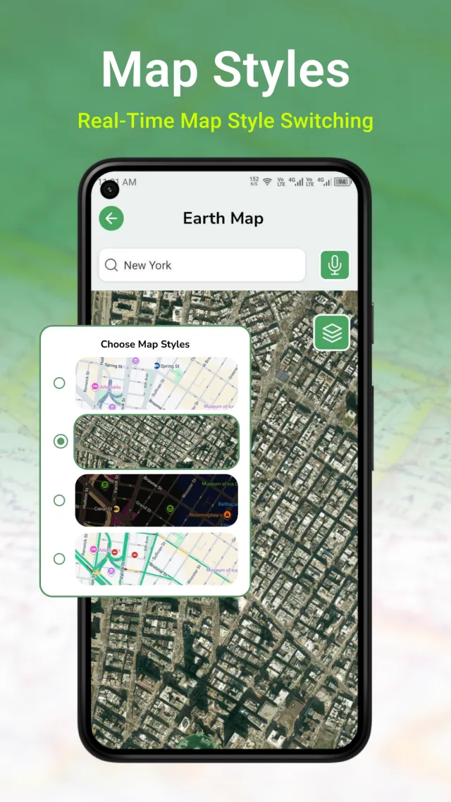Earth Map Satellite Live View - Screen 3